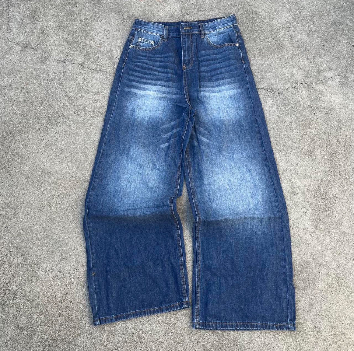Dark Blue Aki Jeans